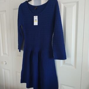 Jessica Simpson Sweater Dress Sodalite Blue Grivola M